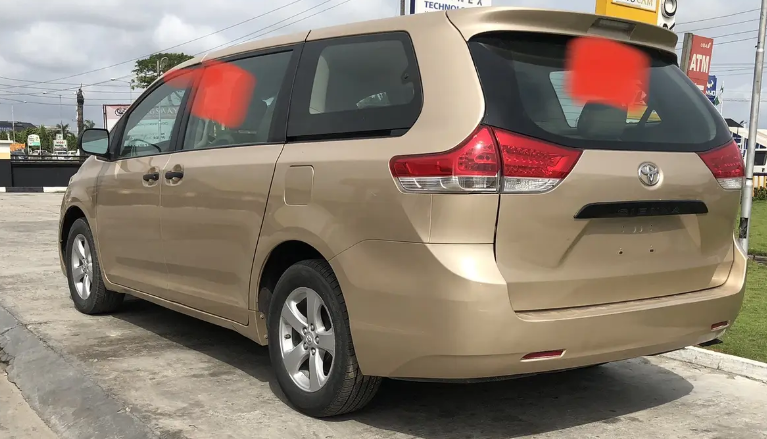 Toyota Sienna 2012 Foreign Used