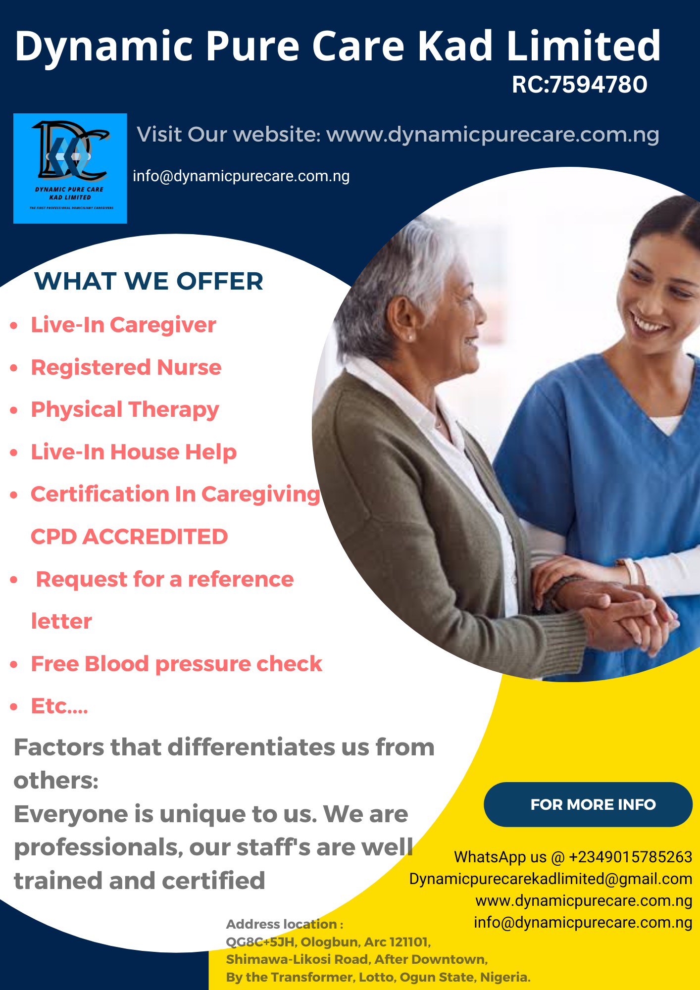 Dynamic Pure Care KAD Limited